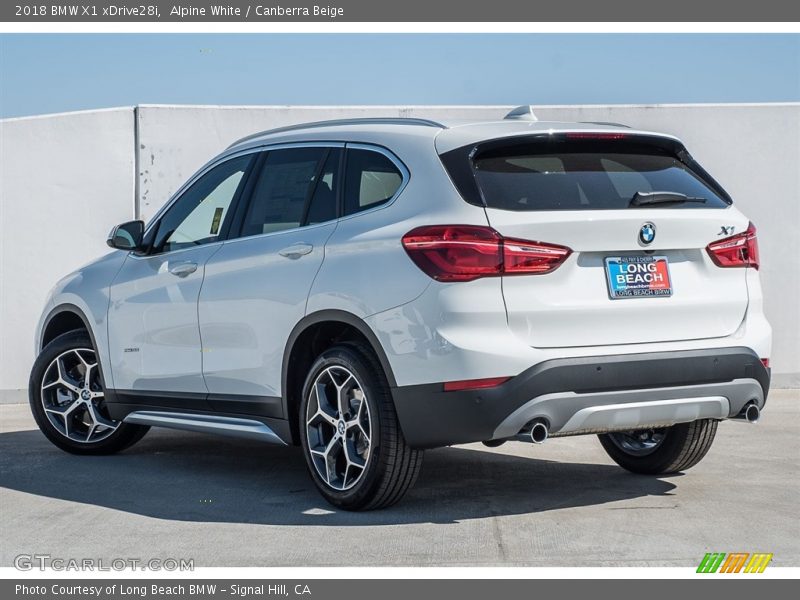 Alpine White / Canberra Beige 2018 BMW X1 xDrive28i