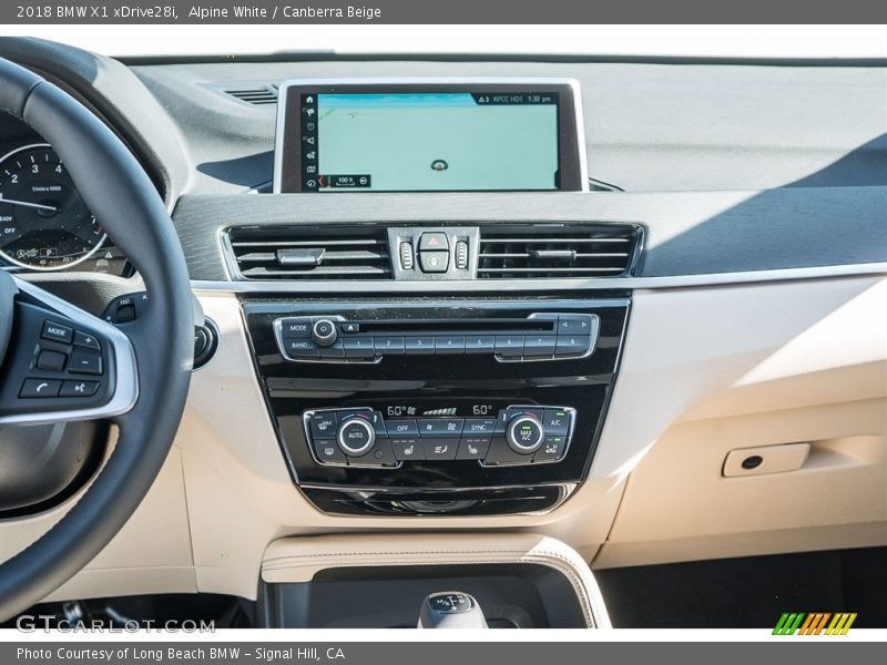 Alpine White / Canberra Beige 2018 BMW X1 xDrive28i