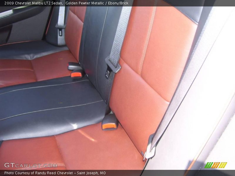 Golden Pewter Metallic / Ebony/Brick 2009 Chevrolet Malibu LTZ Sedan