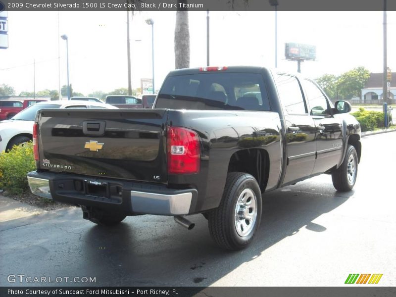 Black / Dark Titanium 2009 Chevrolet Silverado 1500 LS Crew Cab