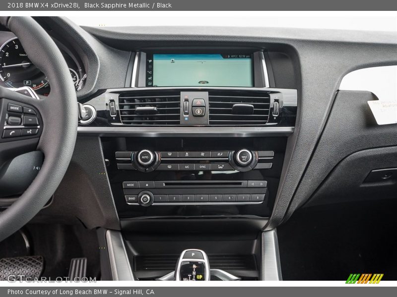 Black Sapphire Metallic / Black 2018 BMW X4 xDrive28i