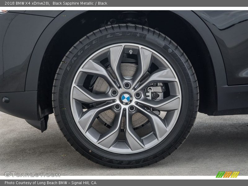 Black Sapphire Metallic / Black 2018 BMW X4 xDrive28i
