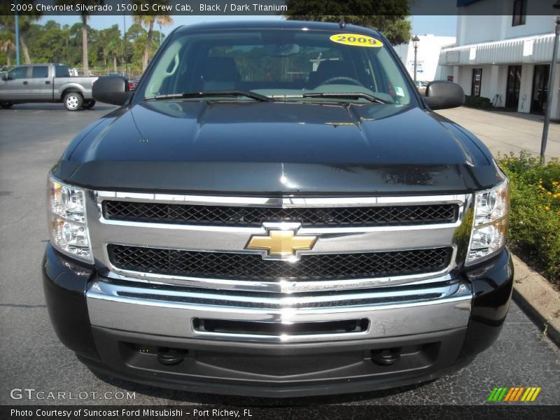 Black / Dark Titanium 2009 Chevrolet Silverado 1500 LS Crew Cab