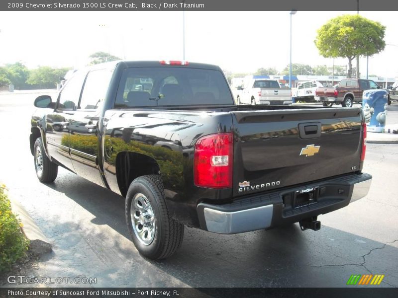 Black / Dark Titanium 2009 Chevrolet Silverado 1500 LS Crew Cab