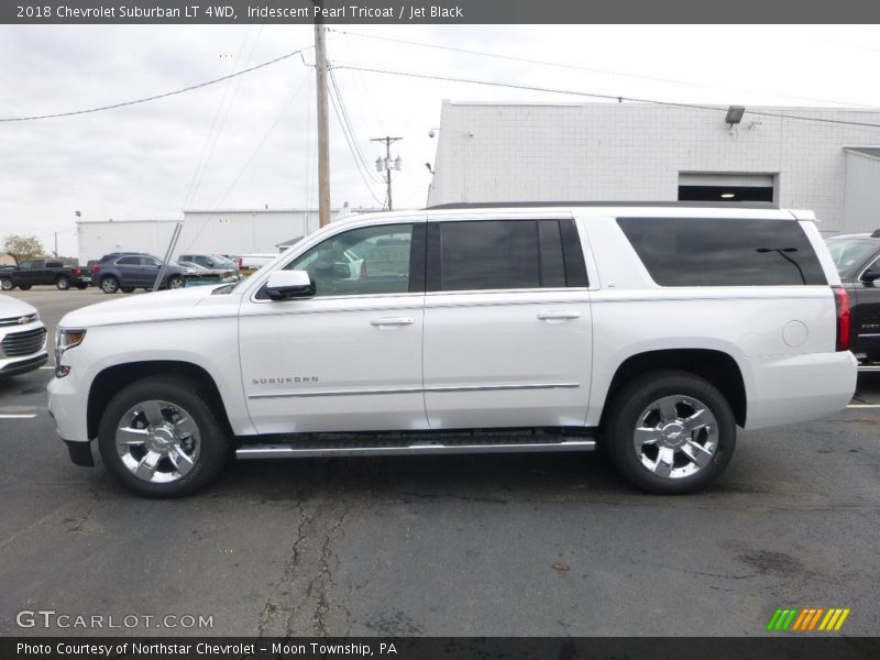 Iridescent Pearl Tricoat / Jet Black 2018 Chevrolet Suburban LT 4WD