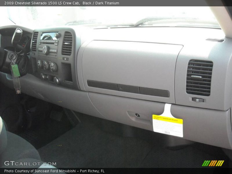Black / Dark Titanium 2009 Chevrolet Silverado 1500 LS Crew Cab