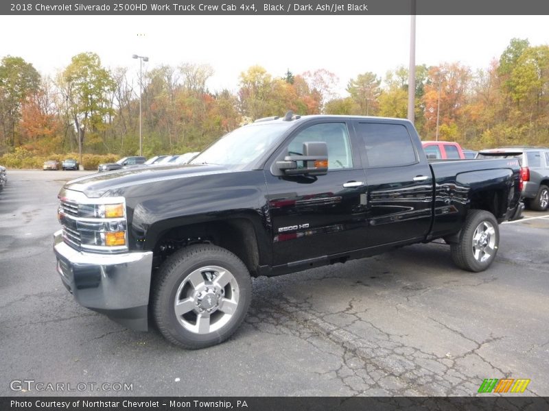 Black / Dark Ash/Jet Black 2018 Chevrolet Silverado 2500HD Work Truck Crew Cab 4x4