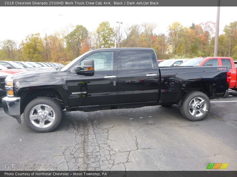 Black / Dark Ash/Jet Black 2018 Chevrolet Silverado 2500HD Work Truck Crew Cab 4x4