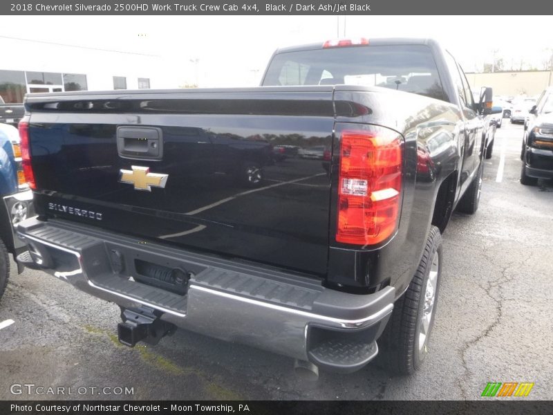 Black / Dark Ash/Jet Black 2018 Chevrolet Silverado 2500HD Work Truck Crew Cab 4x4