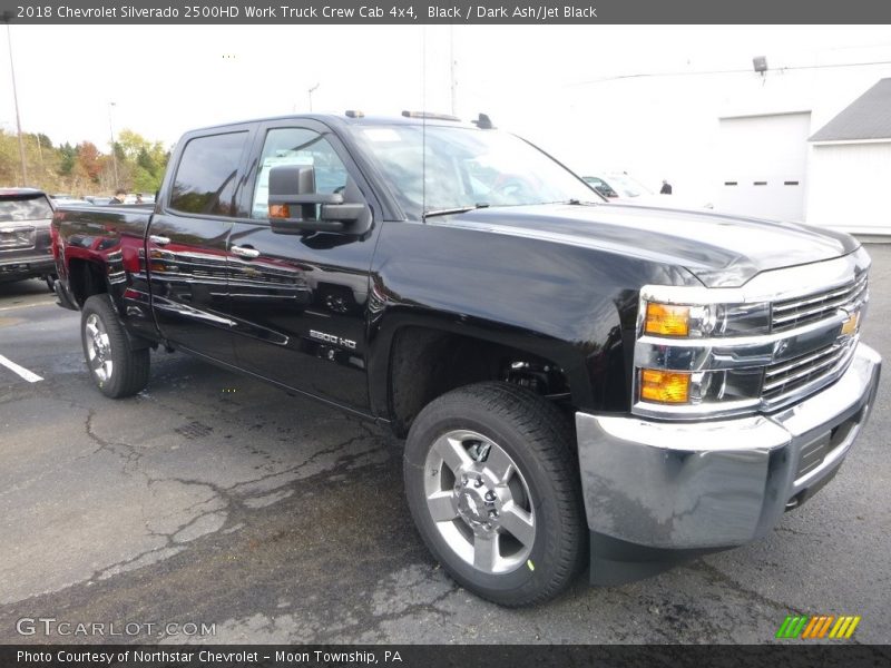 Black / Dark Ash/Jet Black 2018 Chevrolet Silverado 2500HD Work Truck Crew Cab 4x4