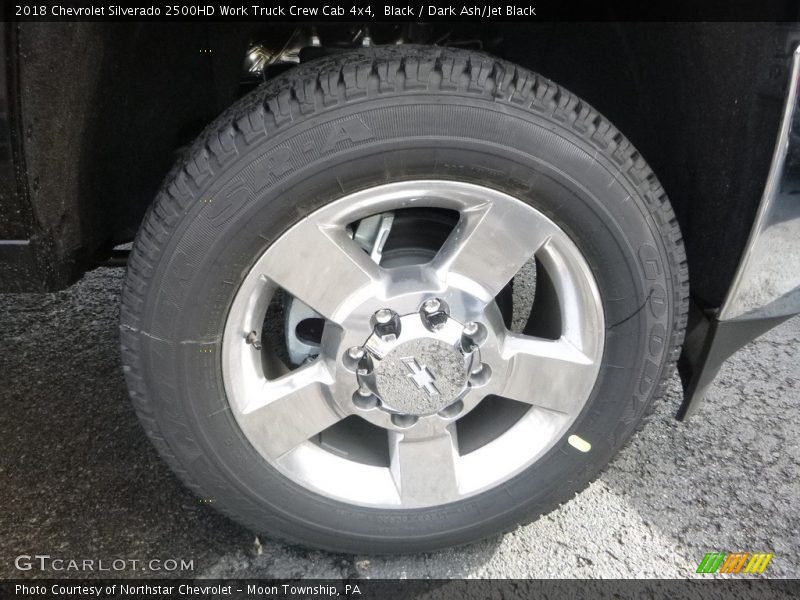 Black / Dark Ash/Jet Black 2018 Chevrolet Silverado 2500HD Work Truck Crew Cab 4x4