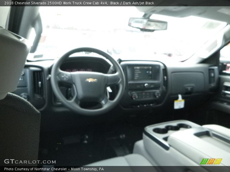 Black / Dark Ash/Jet Black 2018 Chevrolet Silverado 2500HD Work Truck Crew Cab 4x4