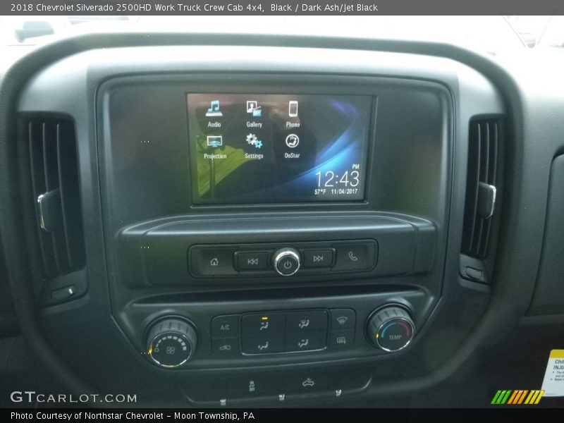 Black / Dark Ash/Jet Black 2018 Chevrolet Silverado 2500HD Work Truck Crew Cab 4x4