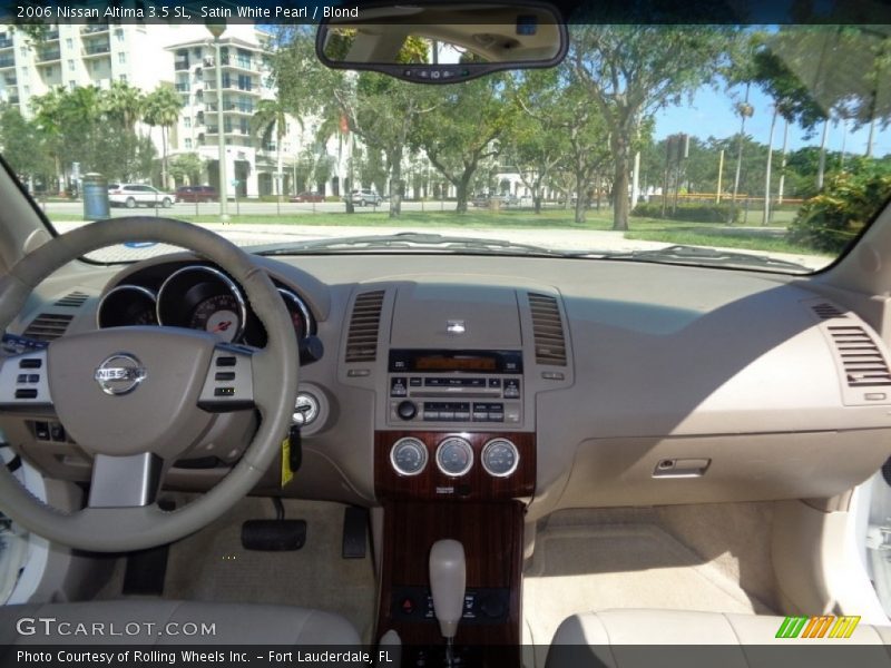 Satin White Pearl / Blond 2006 Nissan Altima 3.5 SL