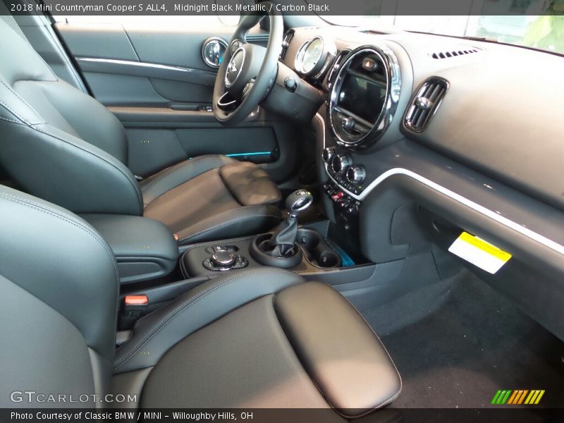 Midnight Black Metallic / Carbon Black 2018 Mini Countryman Cooper S ALL4