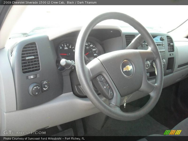 Black / Dark Titanium 2009 Chevrolet Silverado 1500 LS Crew Cab