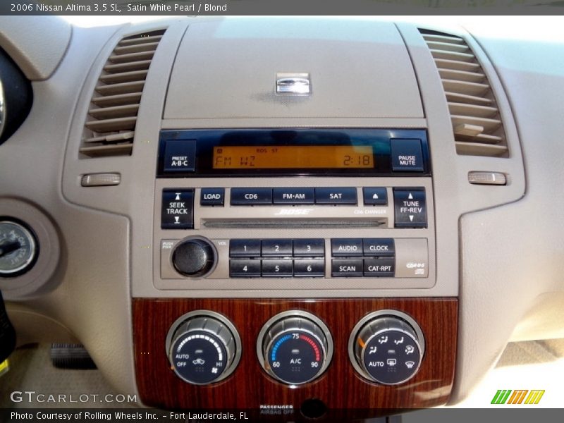 Satin White Pearl / Blond 2006 Nissan Altima 3.5 SL