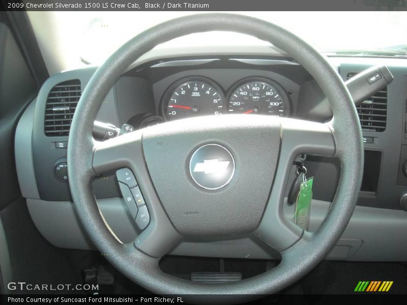 Black / Dark Titanium 2009 Chevrolet Silverado 1500 LS Crew Cab