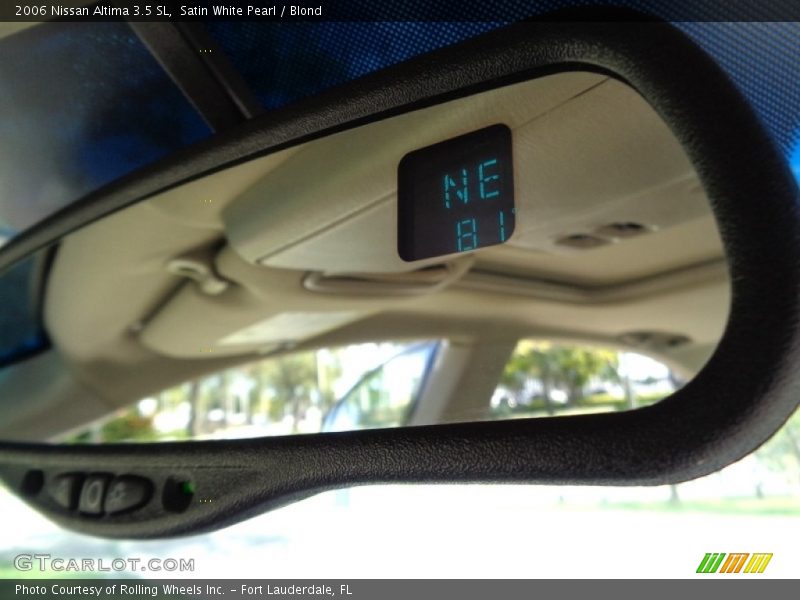 Satin White Pearl / Blond 2006 Nissan Altima 3.5 SL
