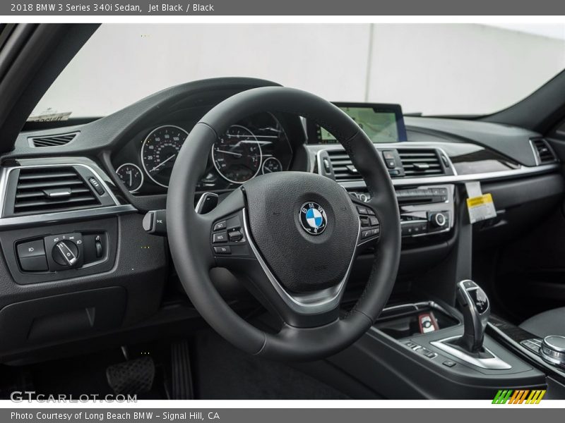 Jet Black / Black 2018 BMW 3 Series 340i Sedan