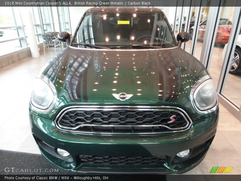 British Racing Green Metallic / Carbon Black 2018 Mini Countryman Cooper S ALL4