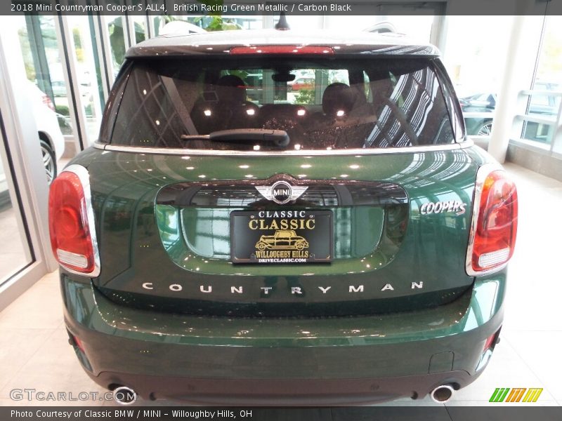 British Racing Green Metallic / Carbon Black 2018 Mini Countryman Cooper S ALL4