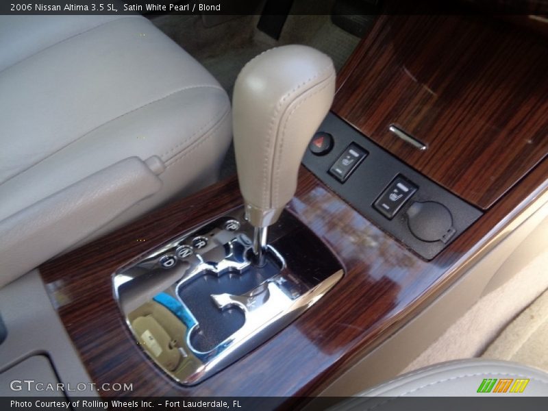 Satin White Pearl / Blond 2006 Nissan Altima 3.5 SL
