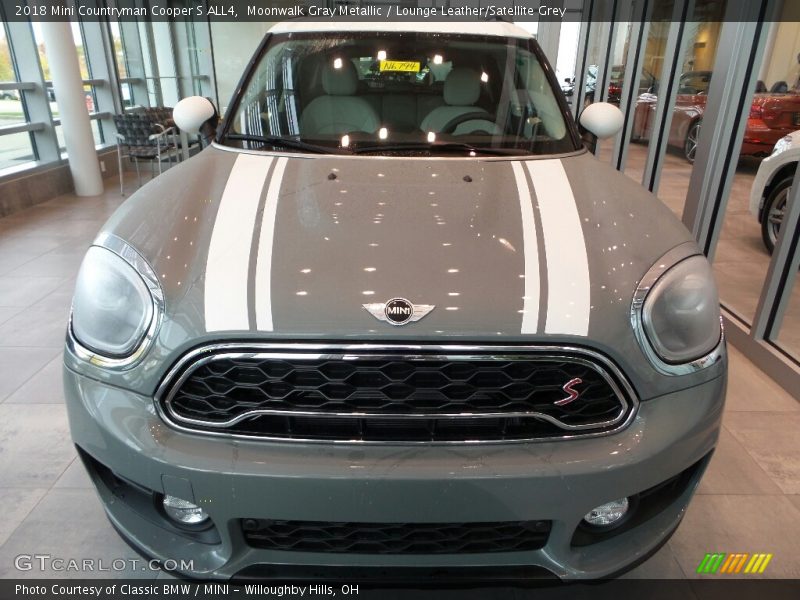 Moonwalk Gray Metallic / Lounge Leather/Satellite Grey 2018 Mini Countryman Cooper S ALL4