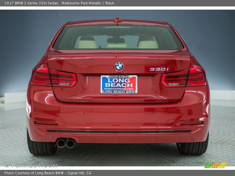 Melbourne Red Metallic / Black 2017 BMW 3 Series 330i Sedan