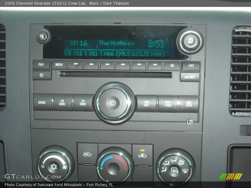 Black / Dark Titanium 2009 Chevrolet Silverado 1500 LS Crew Cab