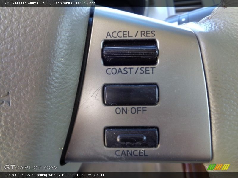 Satin White Pearl / Blond 2006 Nissan Altima 3.5 SL