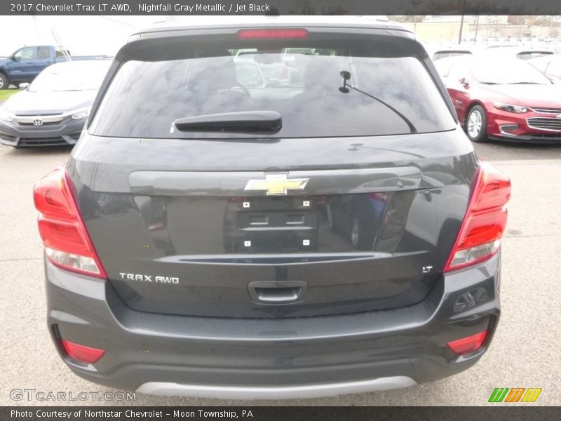 Nightfall Gray Metallic / Jet Black 2017 Chevrolet Trax LT AWD