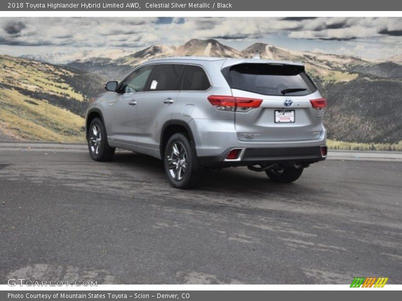 Celestial Silver Metallic / Black 2018 Toyota Highlander Hybrid Limited AWD