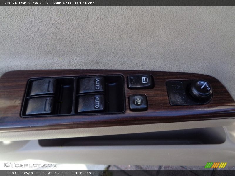 Satin White Pearl / Blond 2006 Nissan Altima 3.5 SL