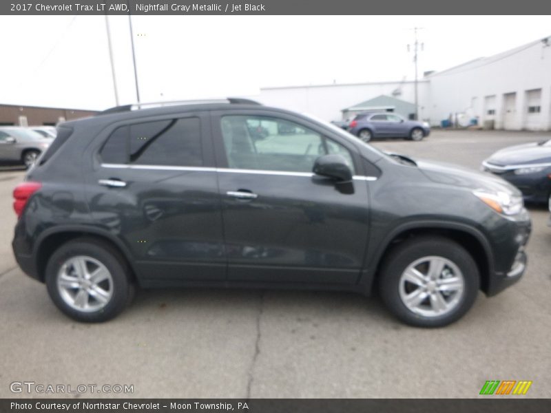 Nightfall Gray Metallic / Jet Black 2017 Chevrolet Trax LT AWD