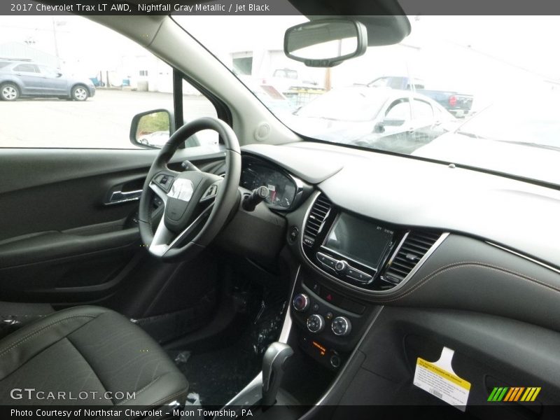 Nightfall Gray Metallic / Jet Black 2017 Chevrolet Trax LT AWD