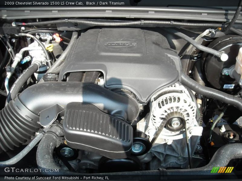 Black / Dark Titanium 2009 Chevrolet Silverado 1500 LS Crew Cab