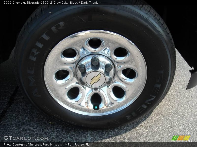 Black / Dark Titanium 2009 Chevrolet Silverado 1500 LS Crew Cab
