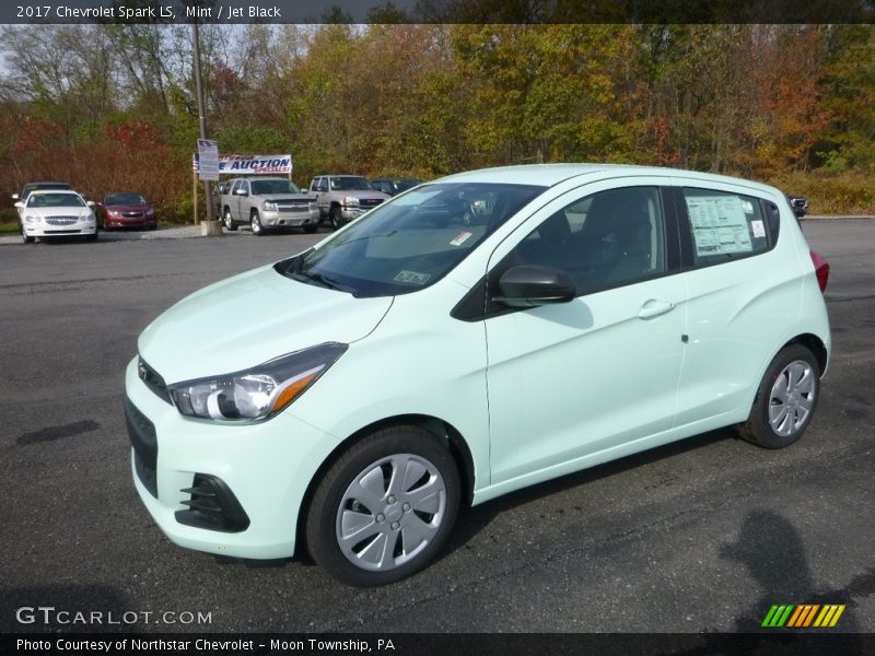 Mint / Jet Black 2017 Chevrolet Spark LS