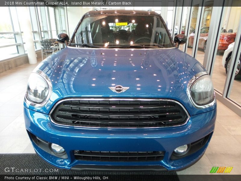 Island Blue Metallic / Carbon Black 2018 Mini Countryman Cooper ALL4