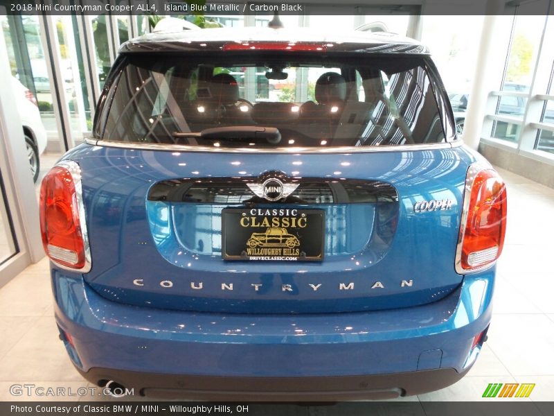 Island Blue Metallic / Carbon Black 2018 Mini Countryman Cooper ALL4