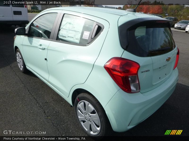 Mint / Jet Black 2017 Chevrolet Spark LS