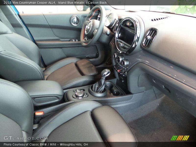 Island Blue Metallic / Carbon Black 2018 Mini Countryman Cooper ALL4