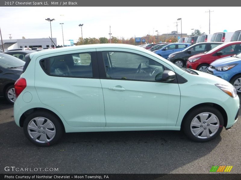 Mint / Jet Black 2017 Chevrolet Spark LS