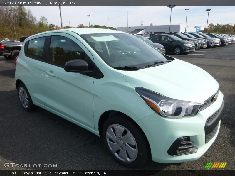 Mint / Jet Black 2017 Chevrolet Spark LS