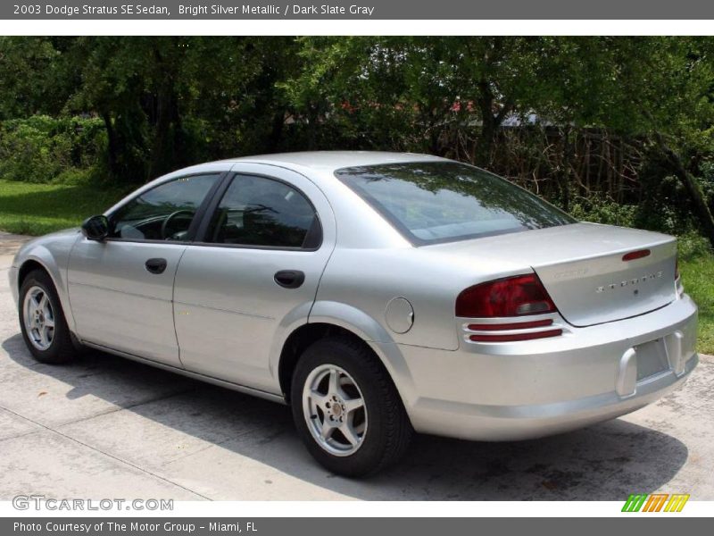 Bright Silver Metallic / Dark Slate Gray 2003 Dodge Stratus SE Sedan