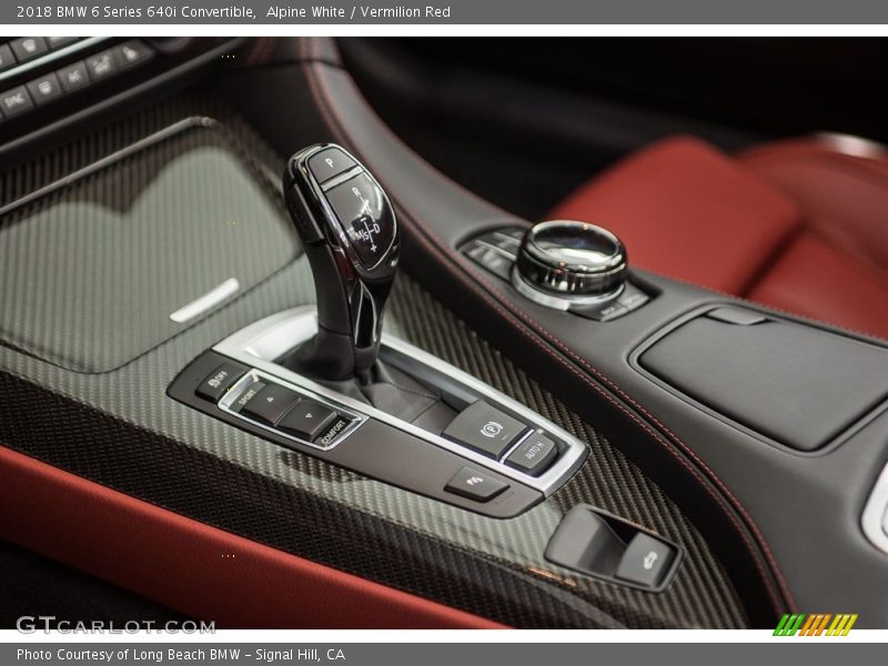  2018 6 Series 640i Convertible 8 Speed Automatic Shifter