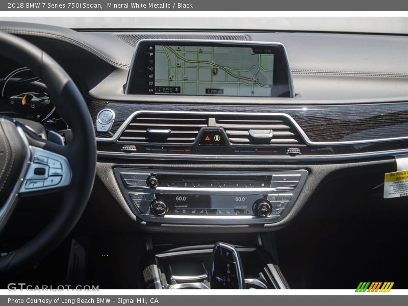 Mineral White Metallic / Black 2018 BMW 7 Series 750i Sedan