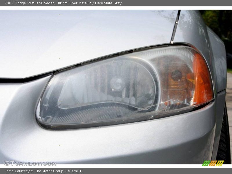 Bright Silver Metallic / Dark Slate Gray 2003 Dodge Stratus SE Sedan