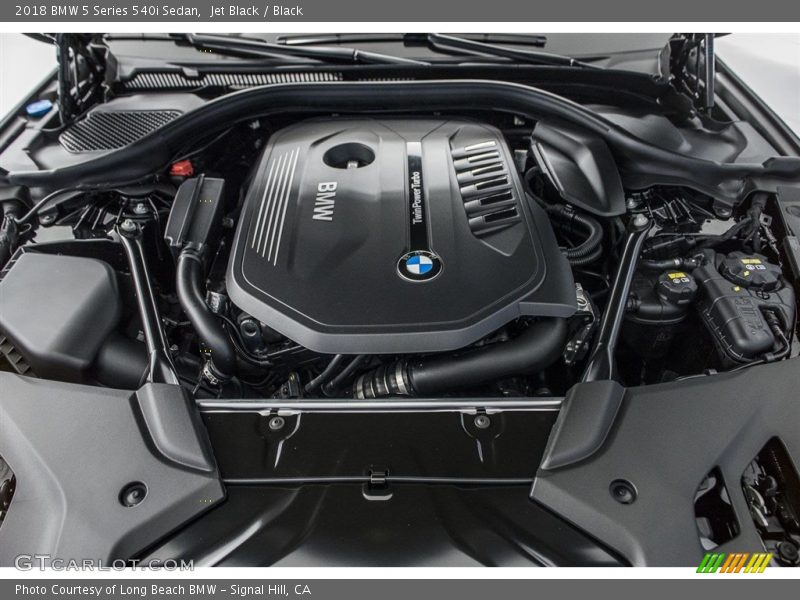 Jet Black / Black 2018 BMW 5 Series 540i Sedan